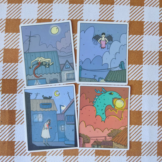 Urban Legends Stickers | Artwork by Eds