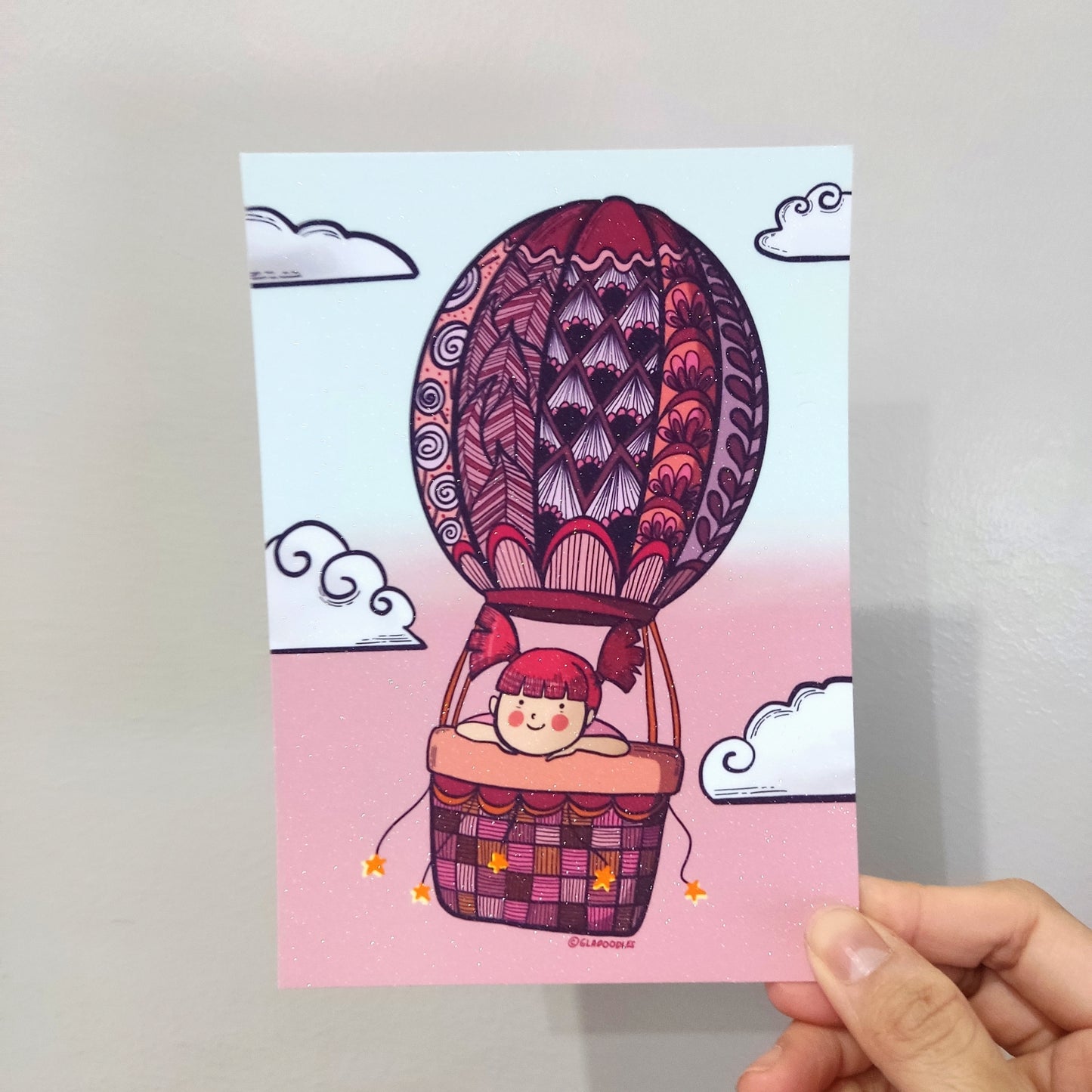 "Up Up and Away" ART PRINT