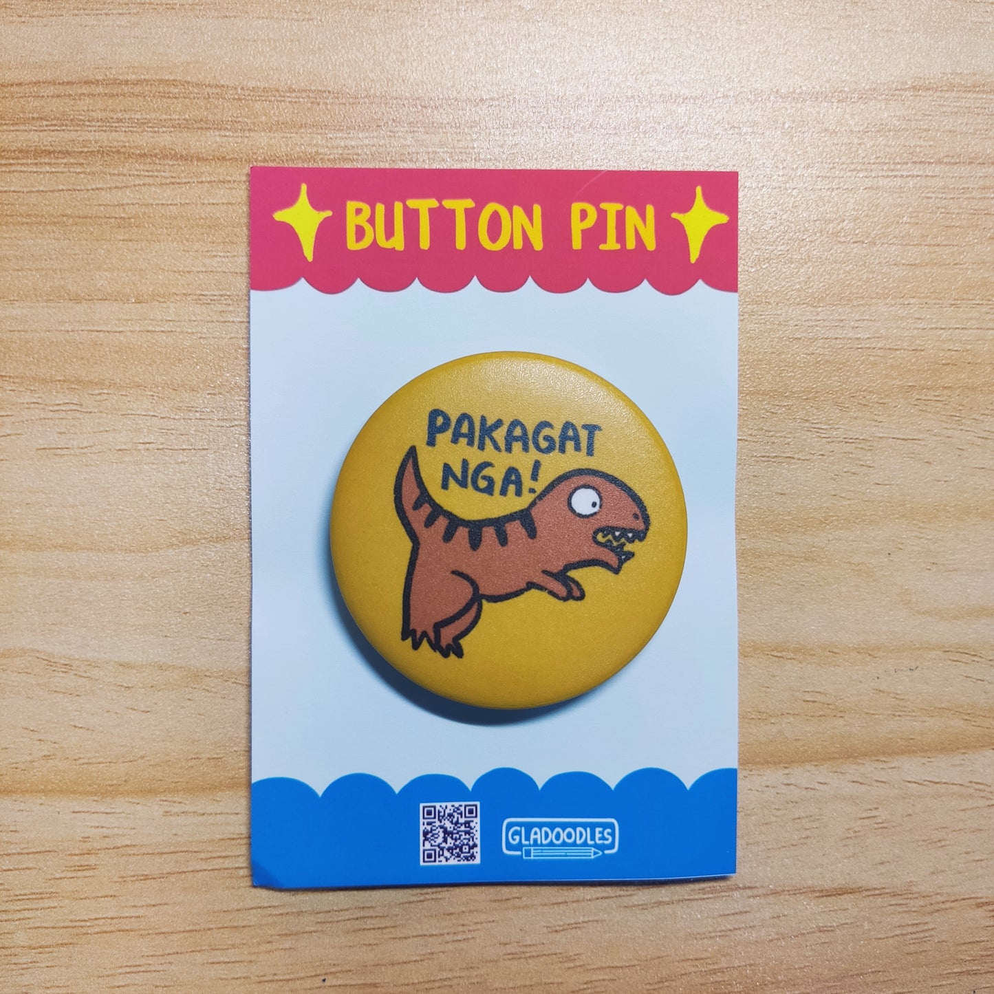 Pakagat nga Button Pin (Matte) | 1.75 Inches