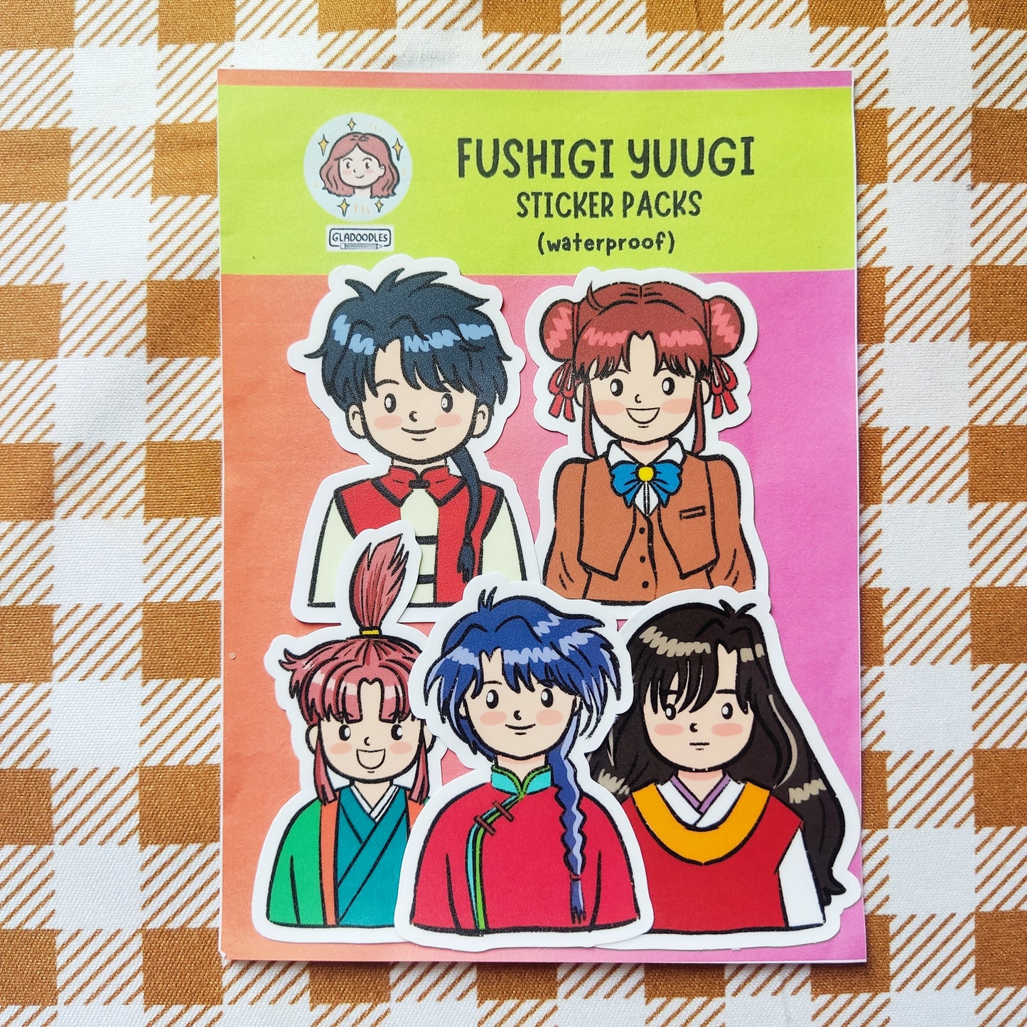 Fushigi Yuugi Stickers | Anime Fan Art