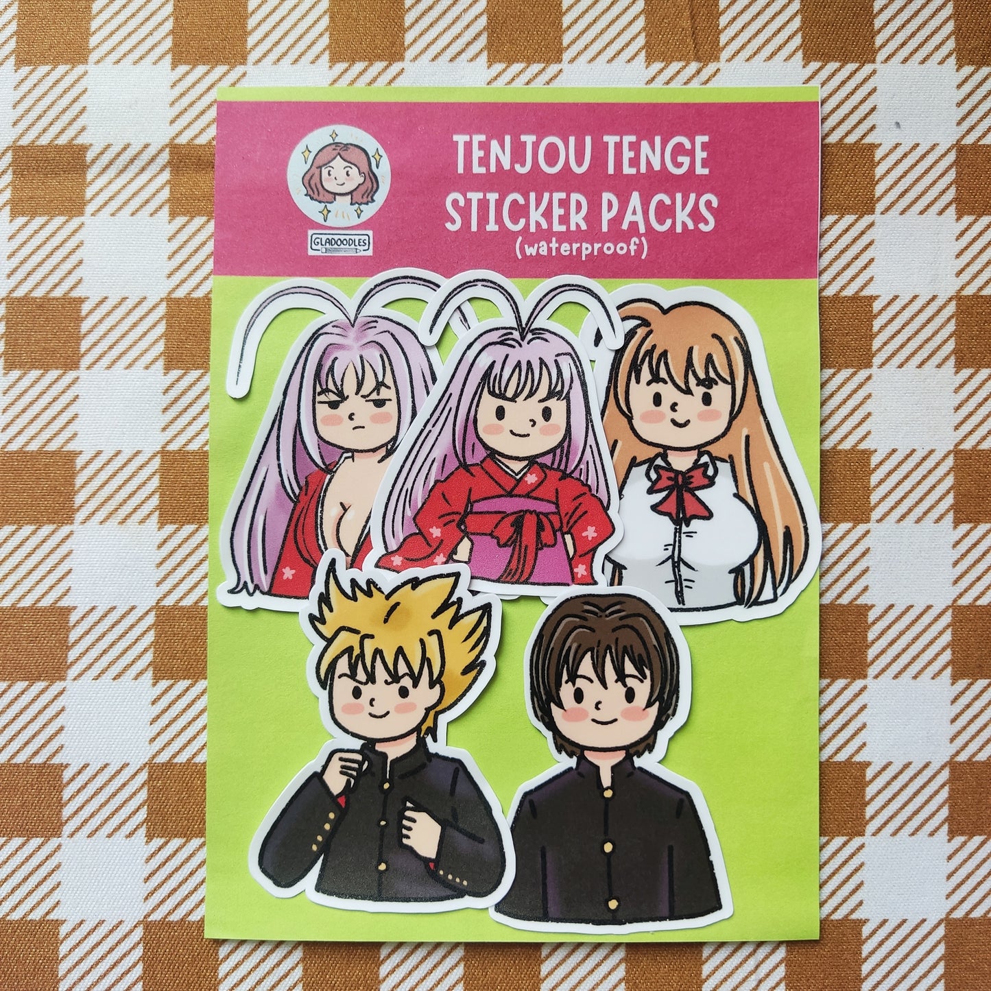 Tenjou Tenge Stickers | Anime Fan Art