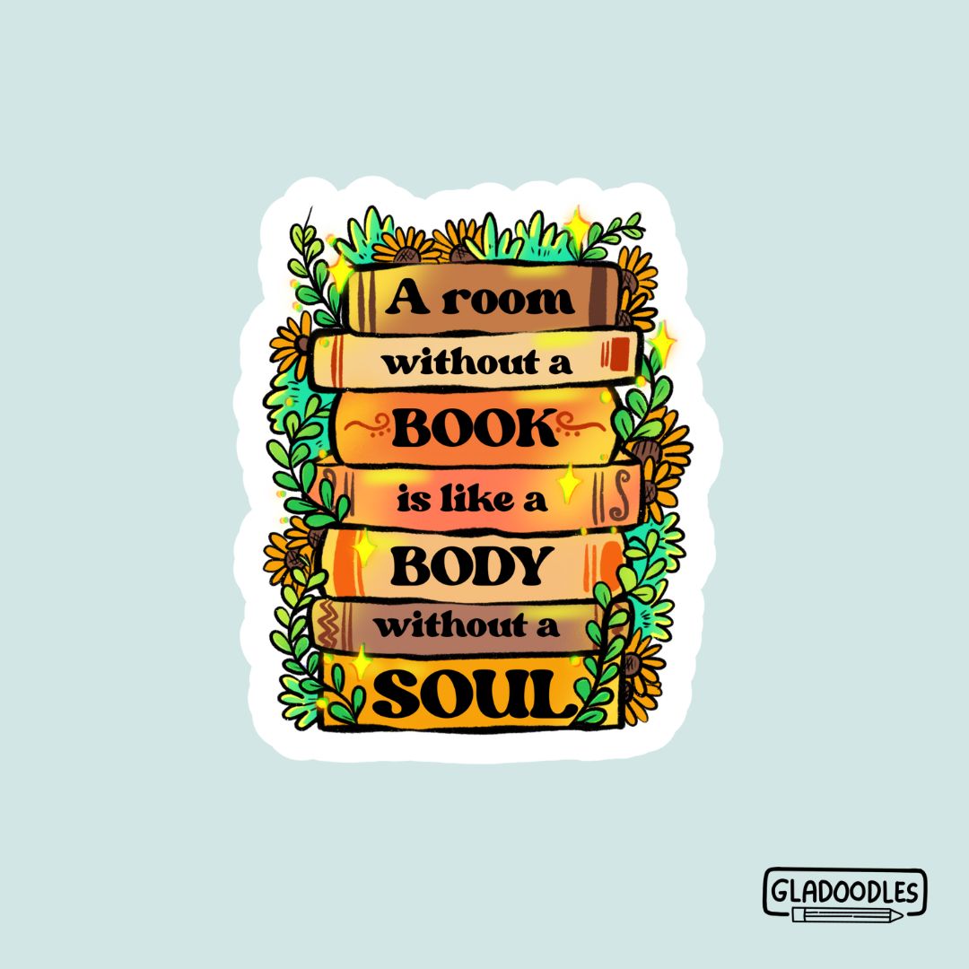 Book Quotes Magnetic Bookmark | Glitter Laminated