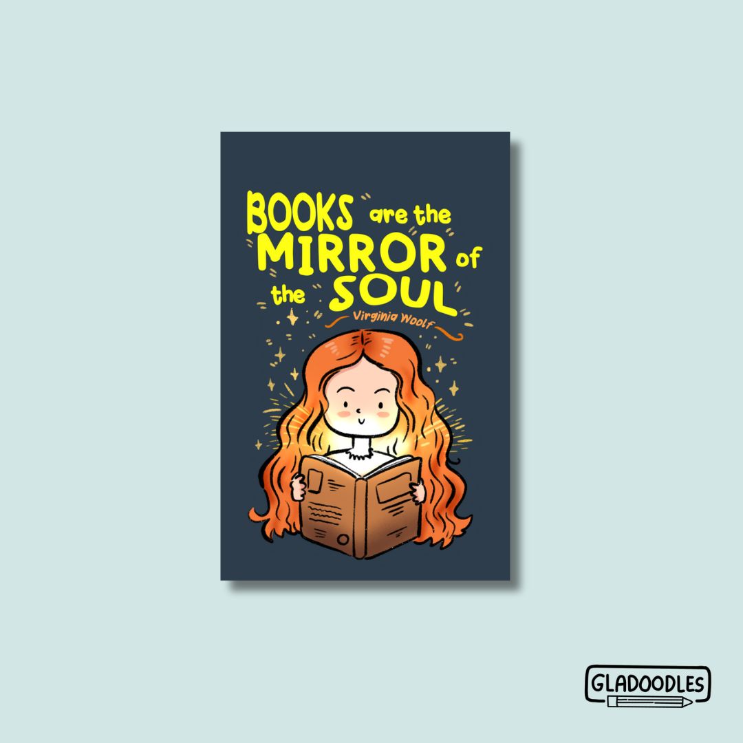 Book Quotes Magnetic Bookmark | Glitter Laminated