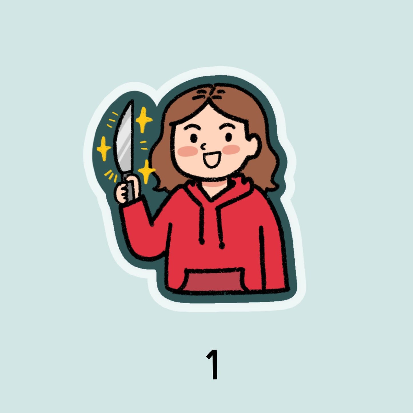 Acrylic Keychain by Gladoodles