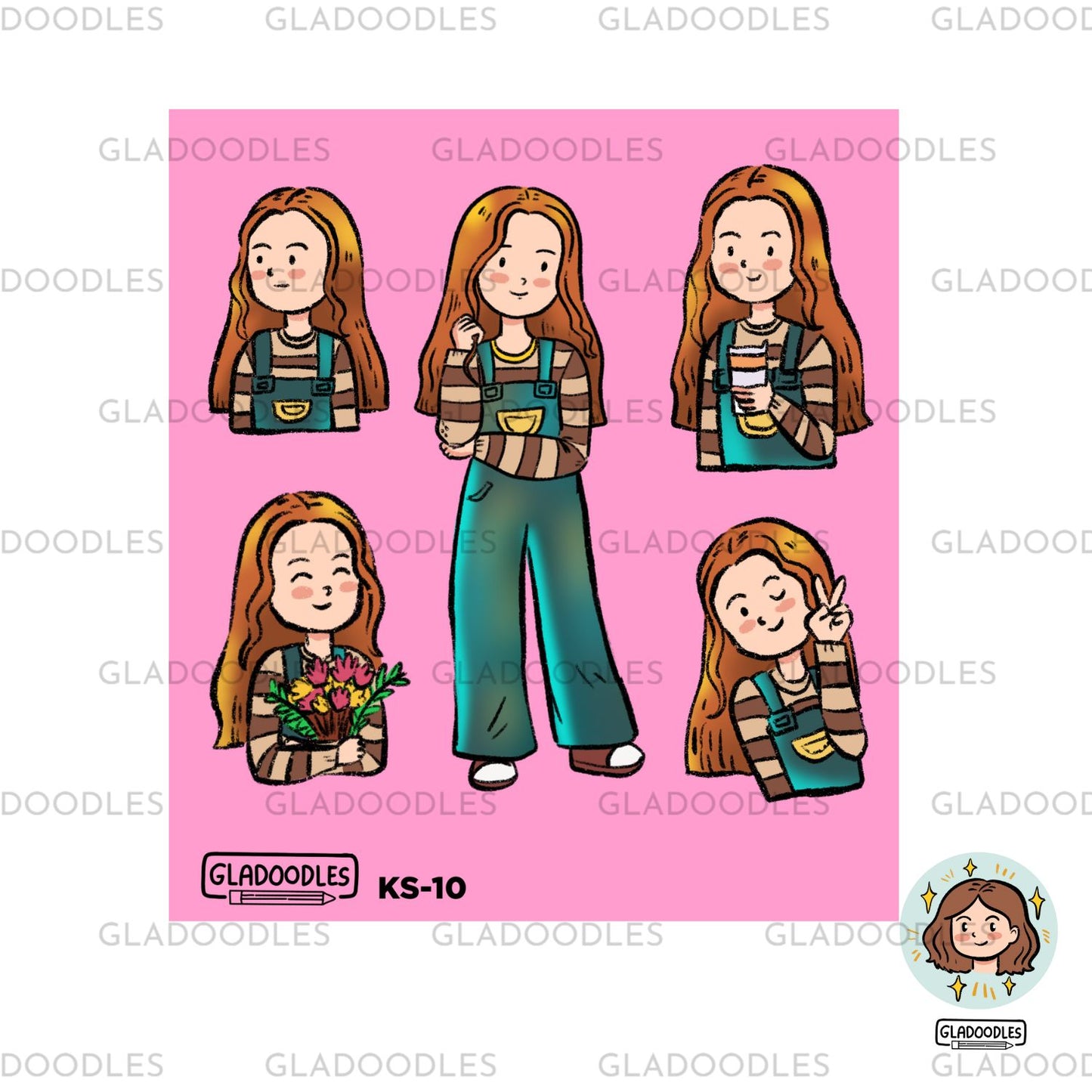 Besties Sticker Sheet