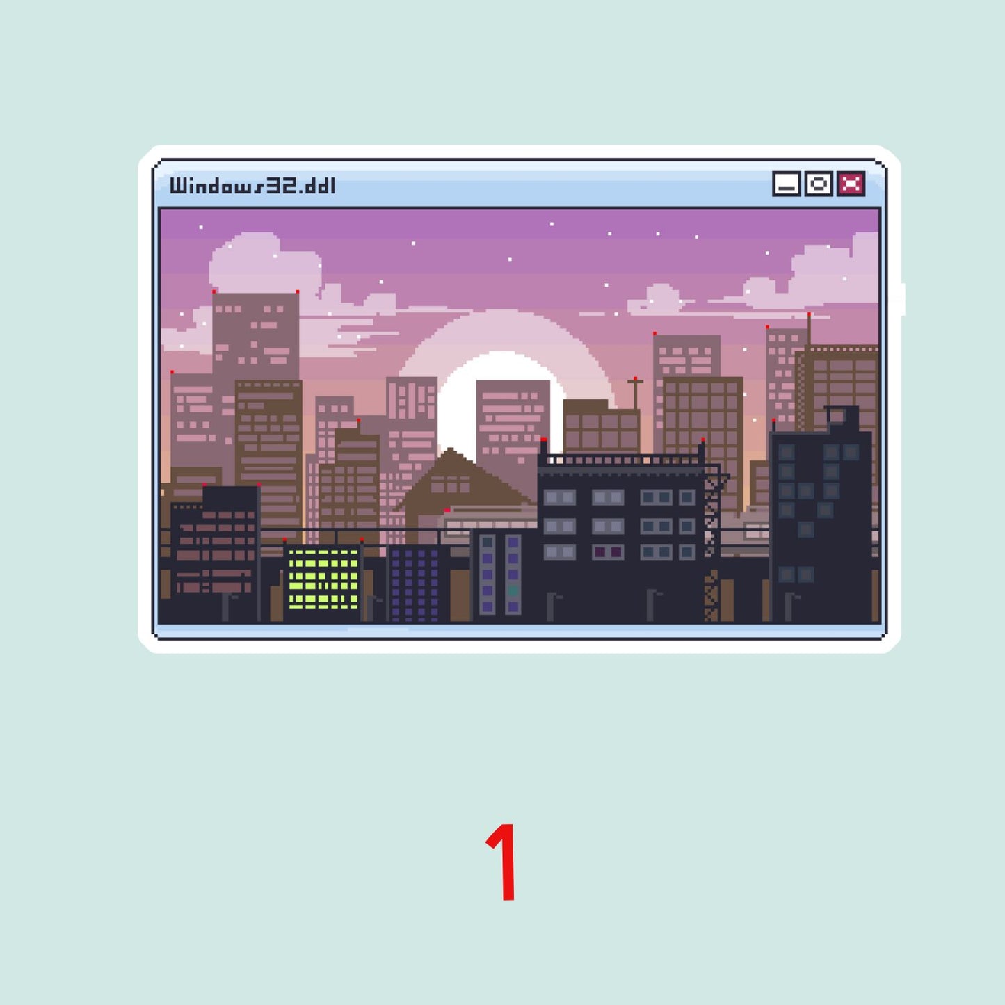 Windows Stickers | Artwork by Eds