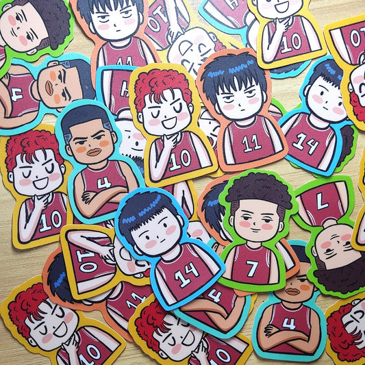 Slam Dunk Stickers | Anime Fan Art