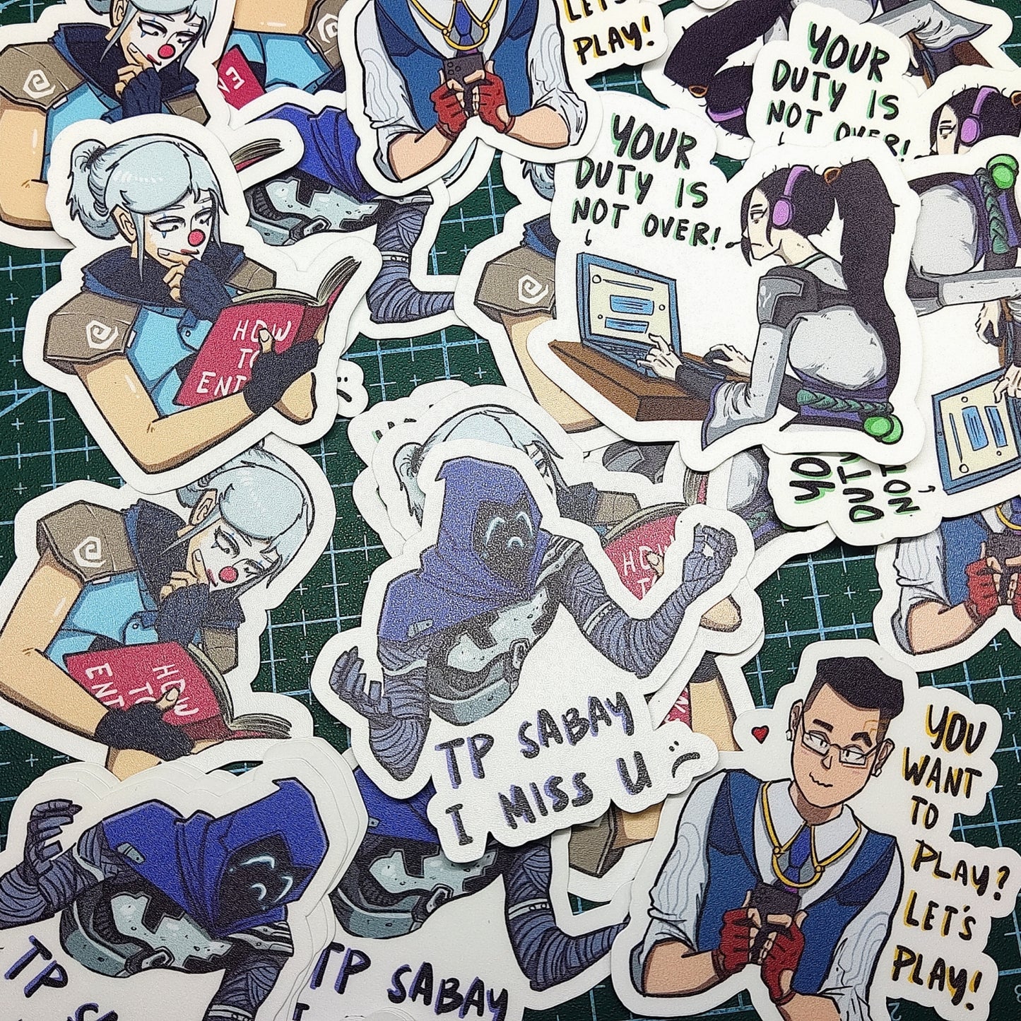 Valorant Stickers | Fan Art by Eds