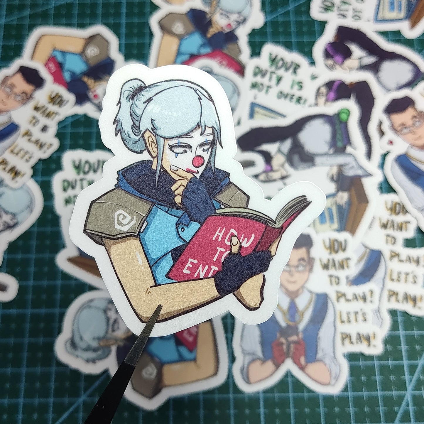Valorant Stickers | Fan Art by Eds