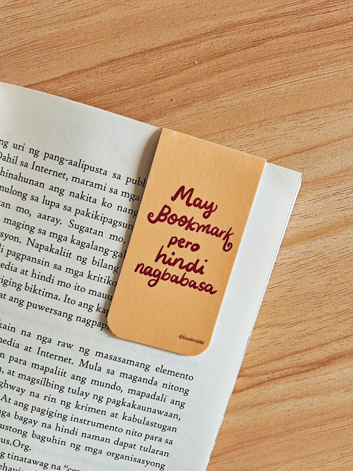 Witty Magnetic Bookmark | Matte Laminated