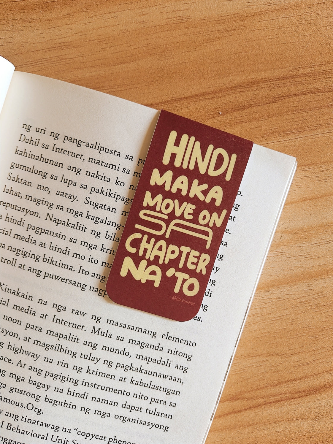 Witty Magnetic Bookmark | Matte Laminated