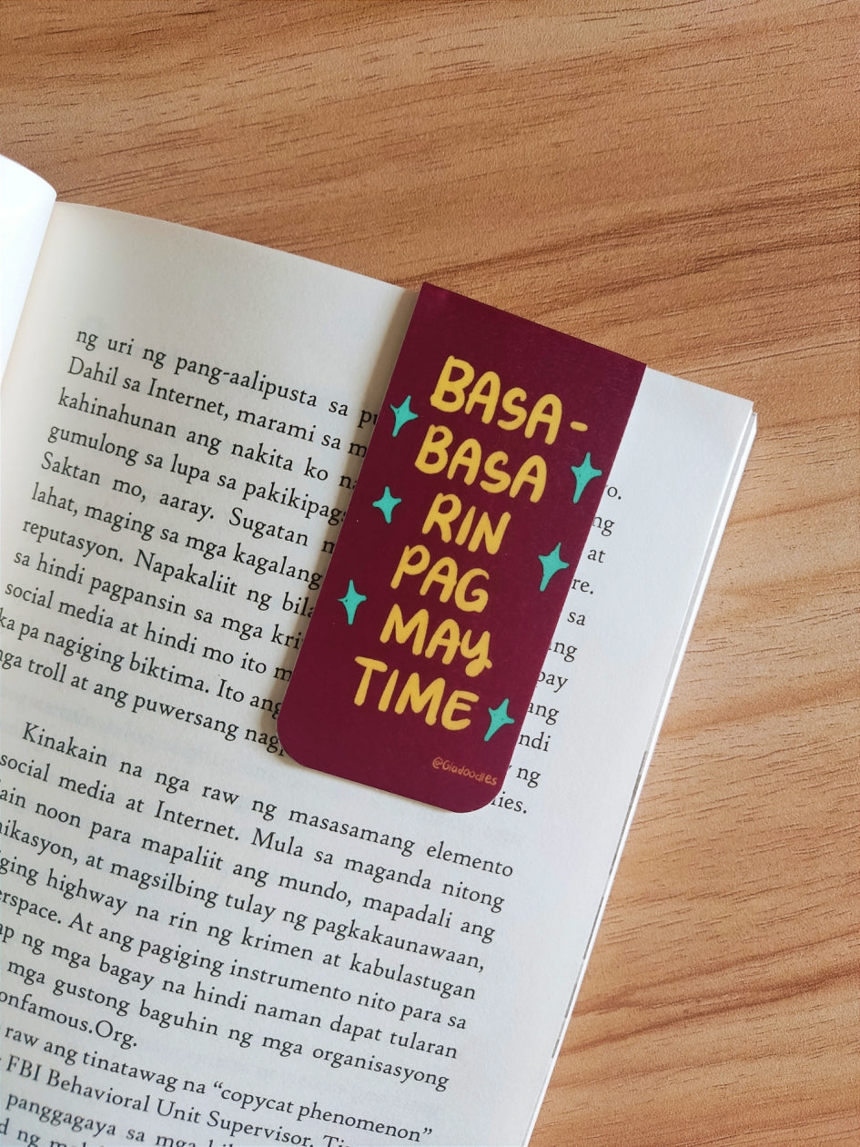 Witty Magnetic Bookmark | Matte Laminated