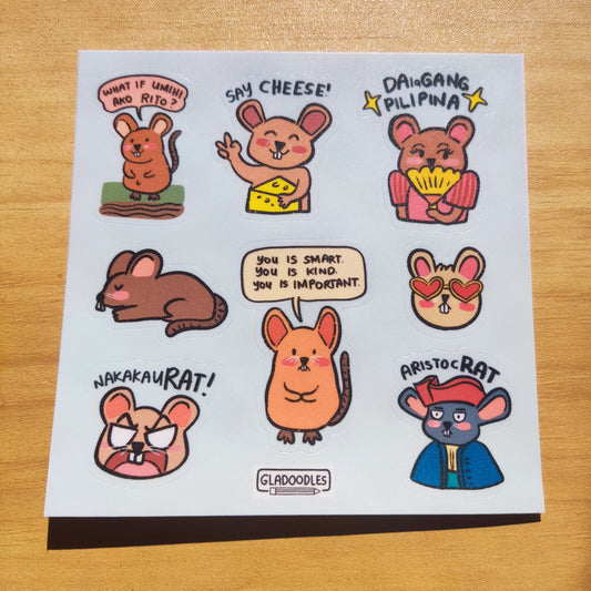 Rats Sticker Sheets