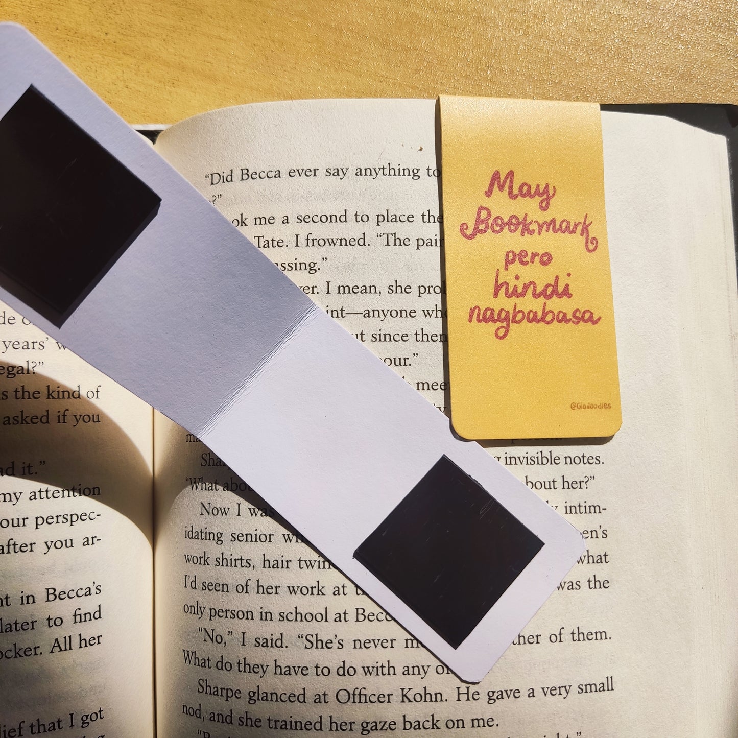 Witty Magnetic Bookmark | Matte Laminated