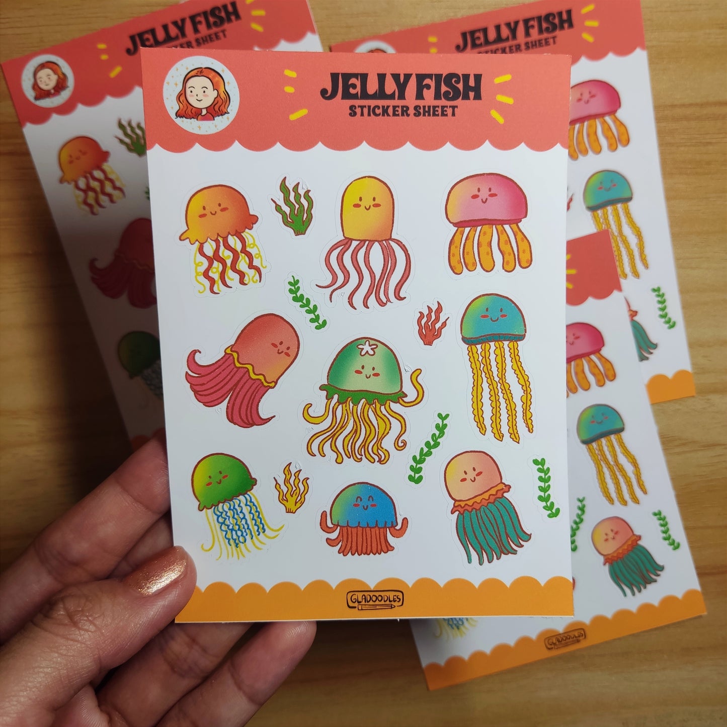 Jellyfish Sticker Sheet