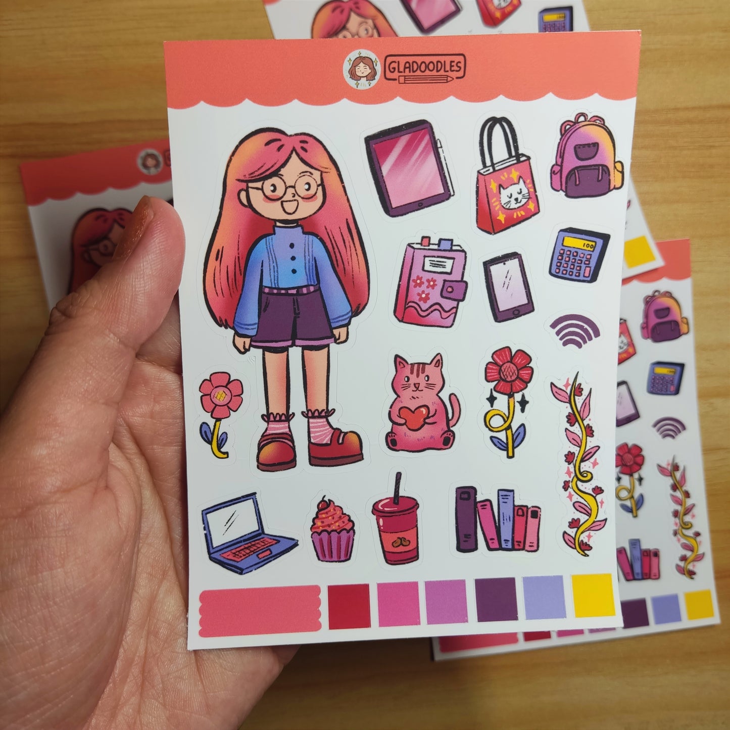 Student Life Sticker Sheet