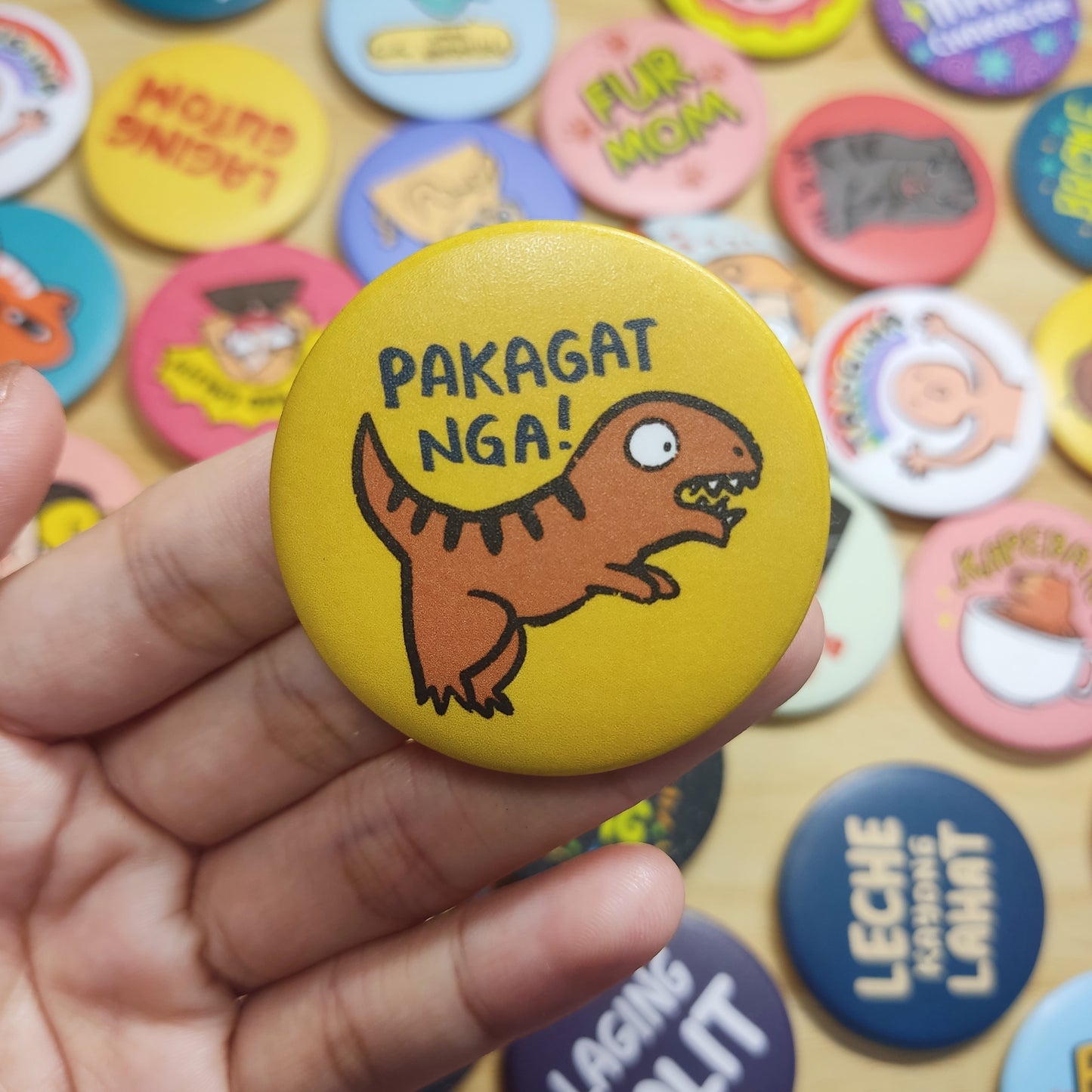Pakagat nga Button Pin (Matte) | 1.75 Inches