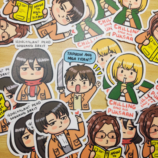 Attack on Titan Stickers | Anime Fan Art