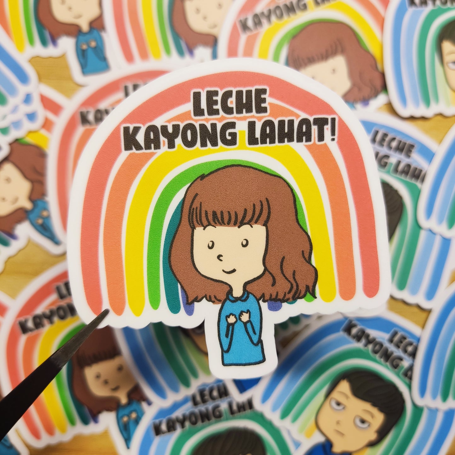 Leche kayong Lahat Sticker