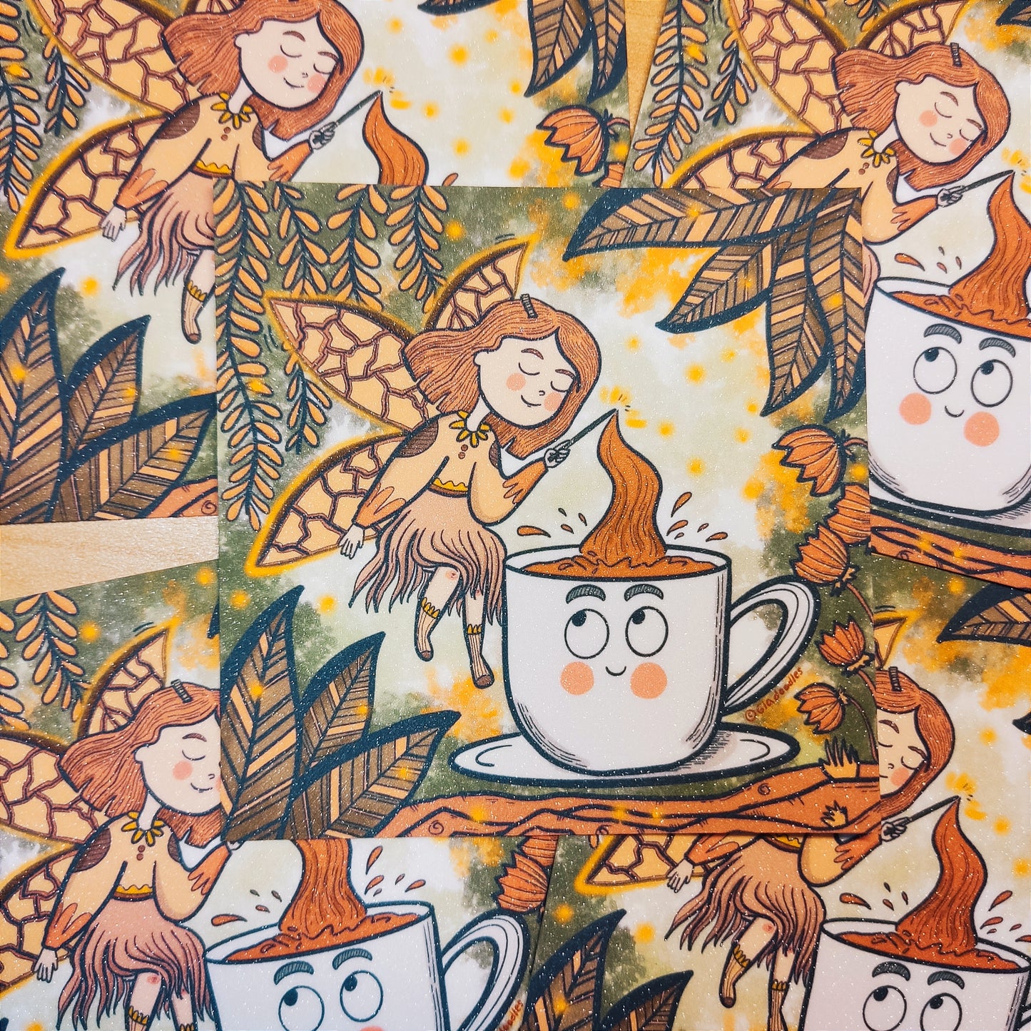 Coffee Fairy Sticker