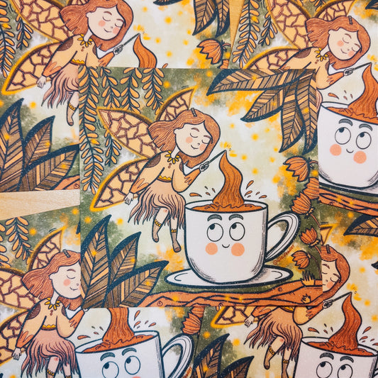 Coffee Fairy Sticker