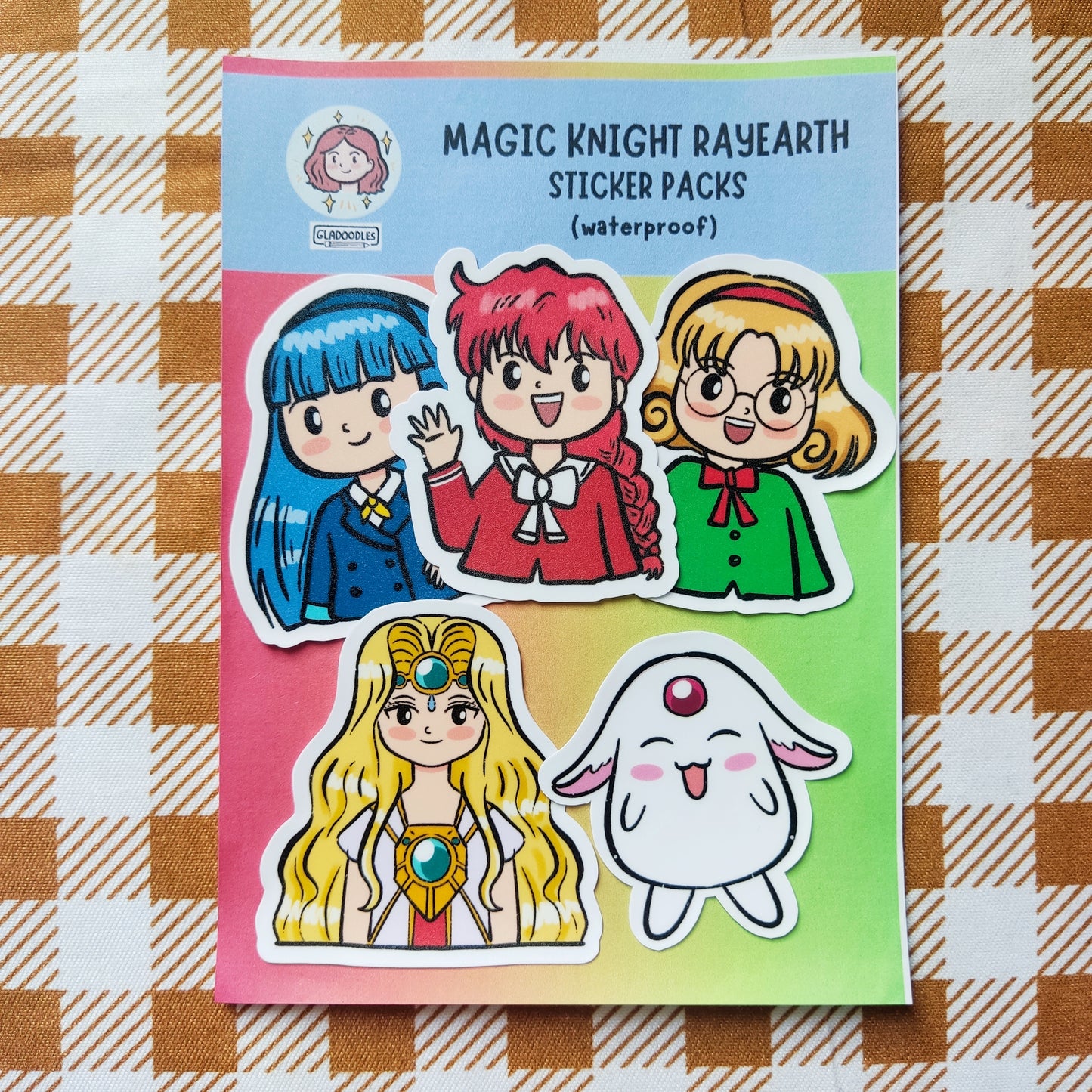 Magic Knight Rayearth Stickers |Anime Fan Art