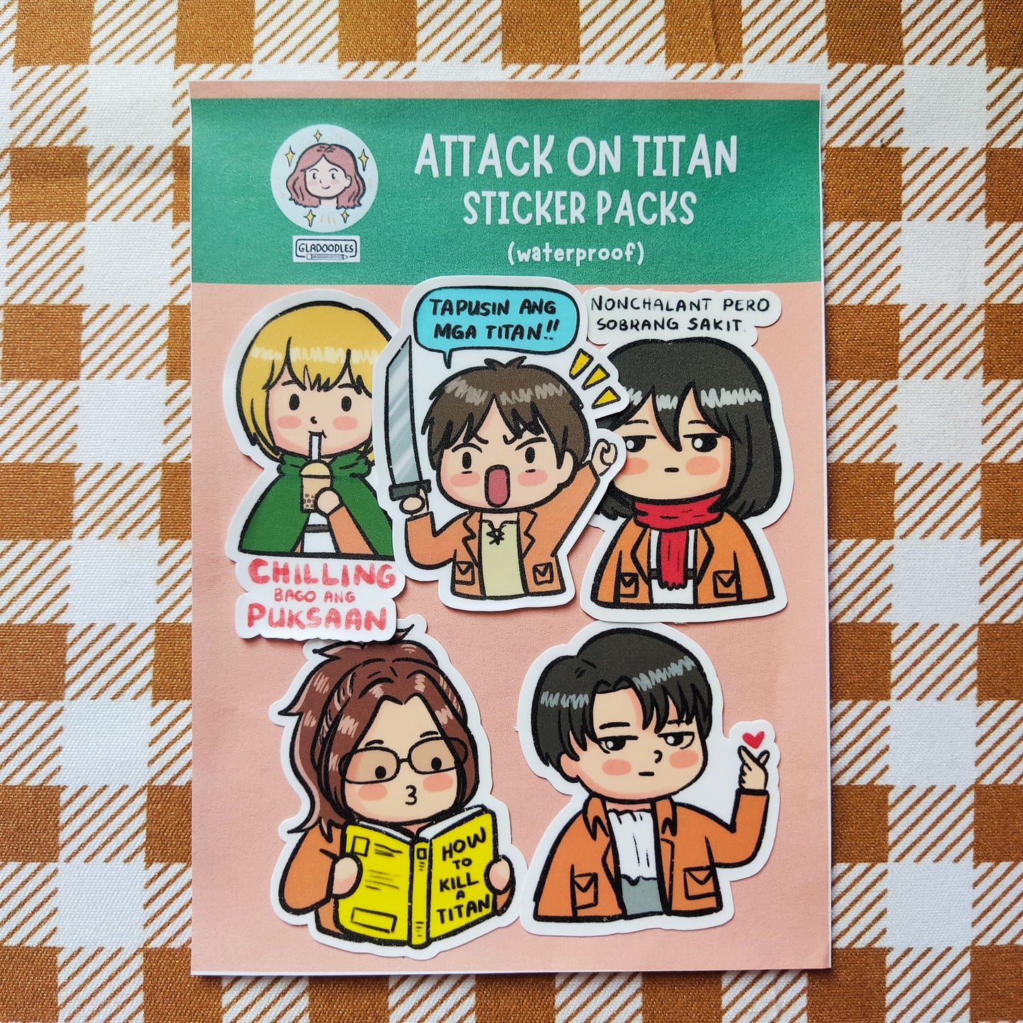 Attack on Titan Stickers | Anime Fan Art