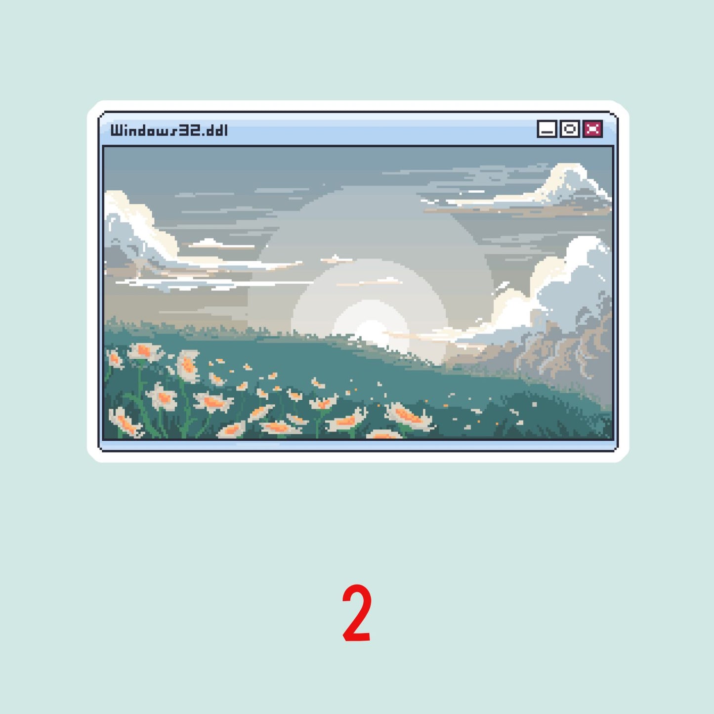 Windows Stickers | Artwork by Eds