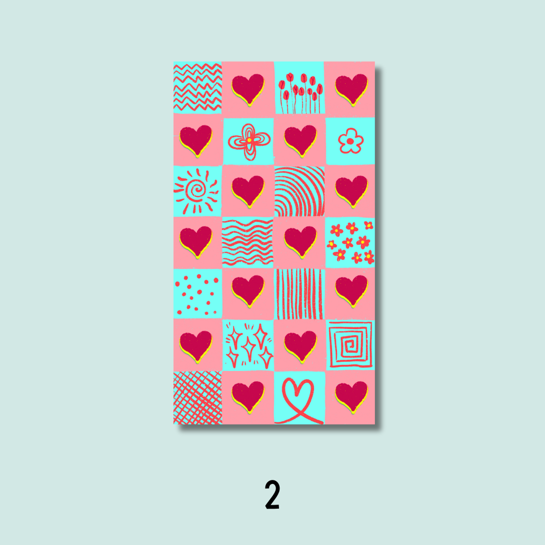 Valentines Theme  Magnetic Bookmark | Matte Laminated