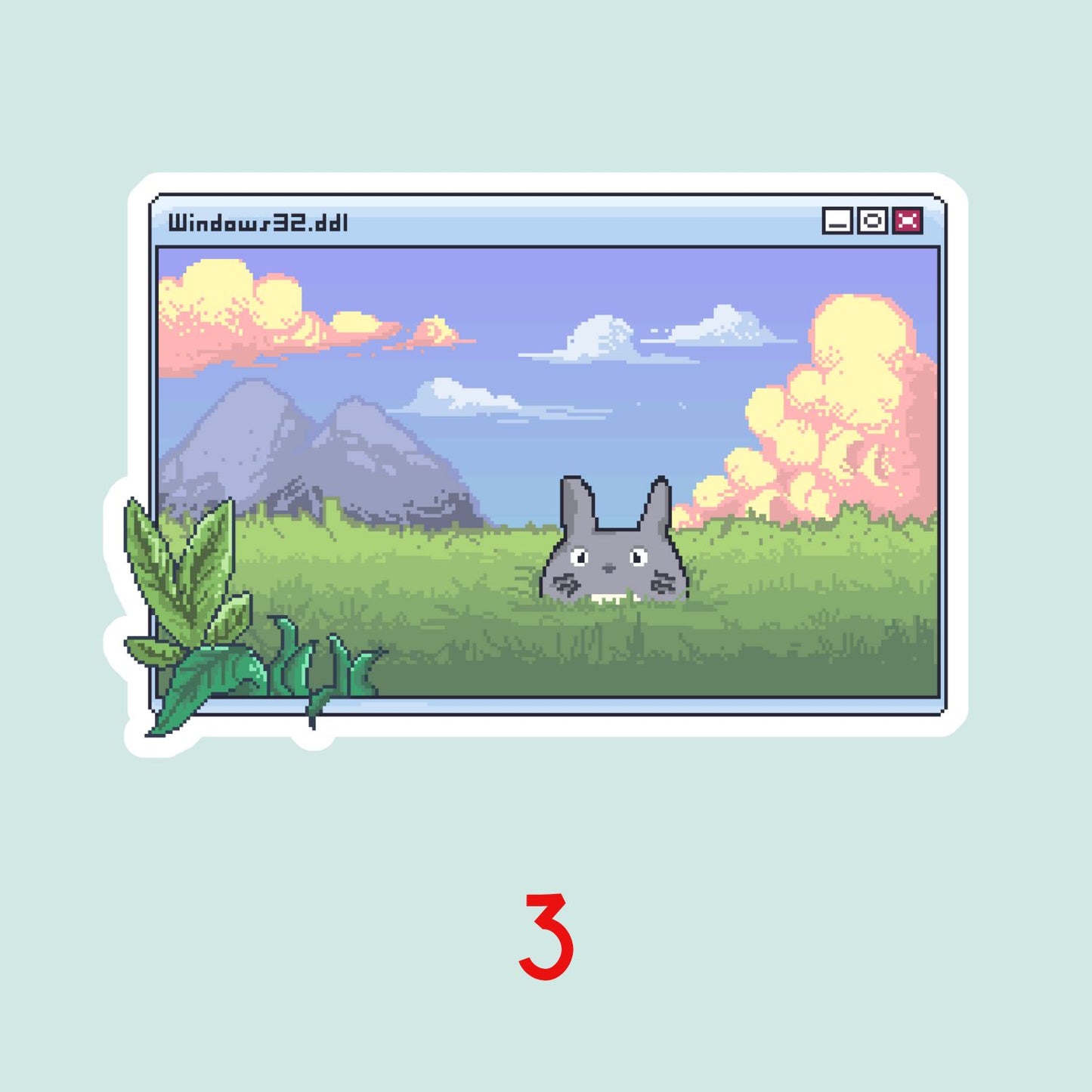 Windows Stickers | Artwork by Eds