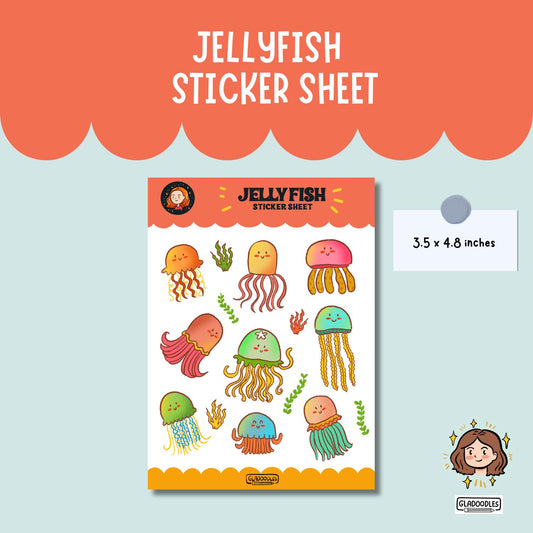 Jellyfish Sticker Sheet