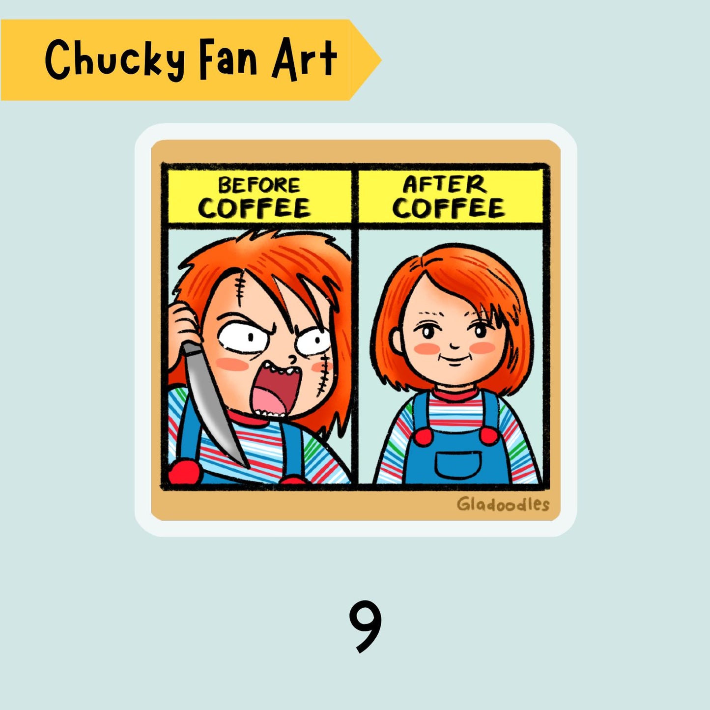 Acrylic Keychain by Gladoodles