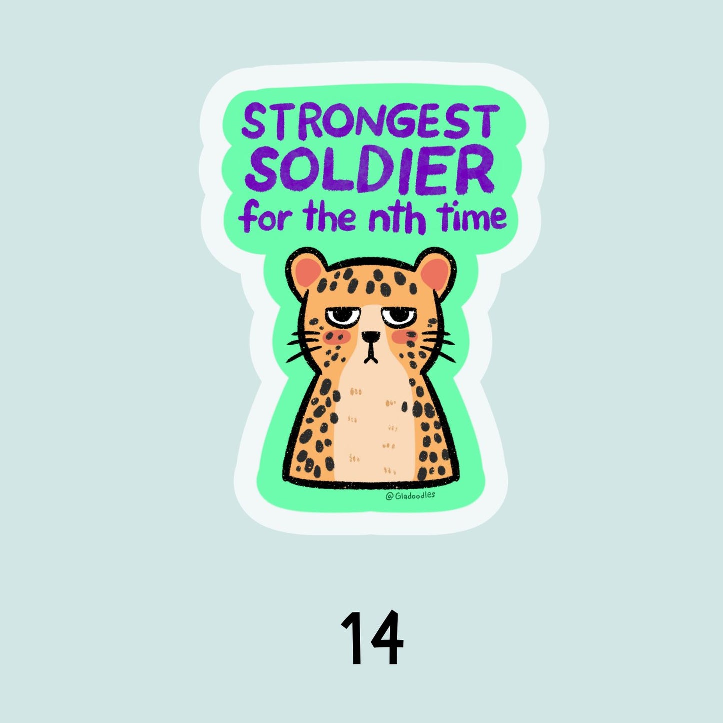 Acrylic Keychain by Gladoodles