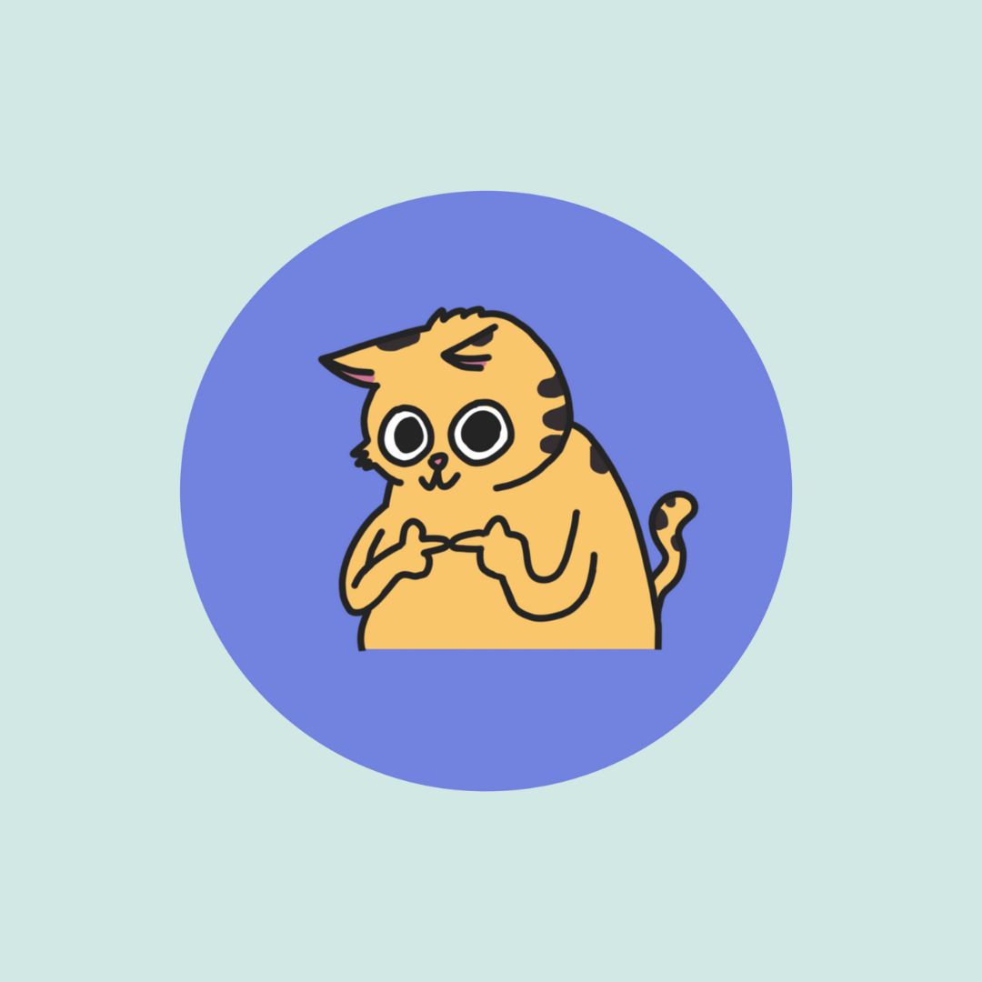 Cats Button Pin ( Matte) - Art by EDS | 1.75 Inches