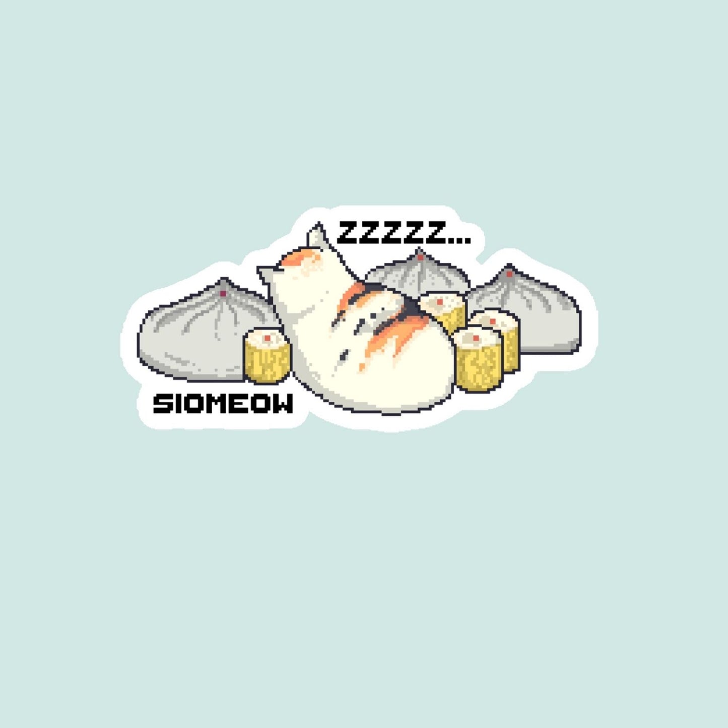 Cats Sticker - Artwork by EDS