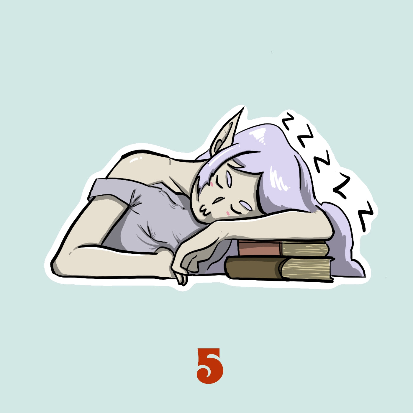 Frieren Stickers | Fan Art by Eds
