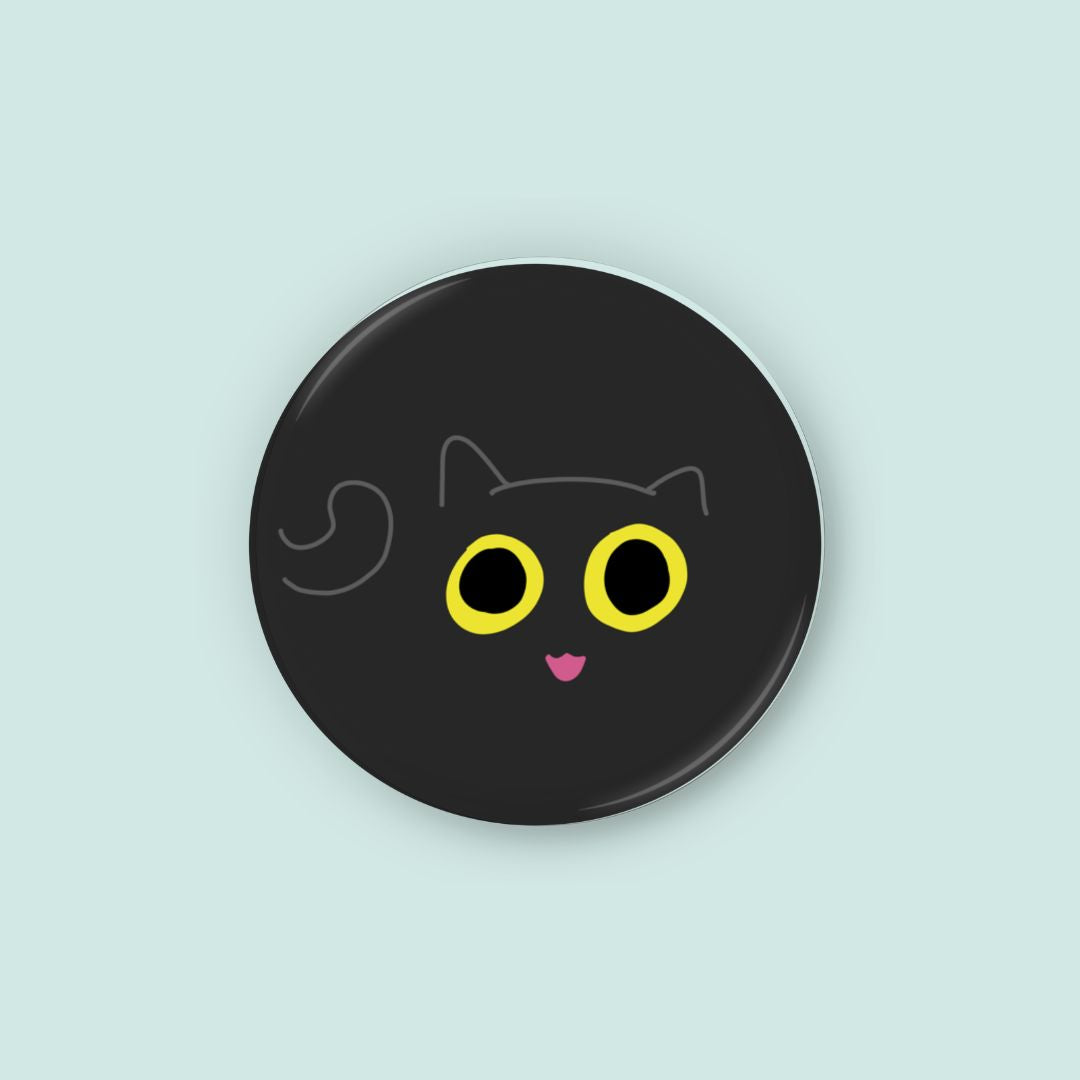 Cats Button Pin ( Matte) - Art by EDS | 1.75 Inches