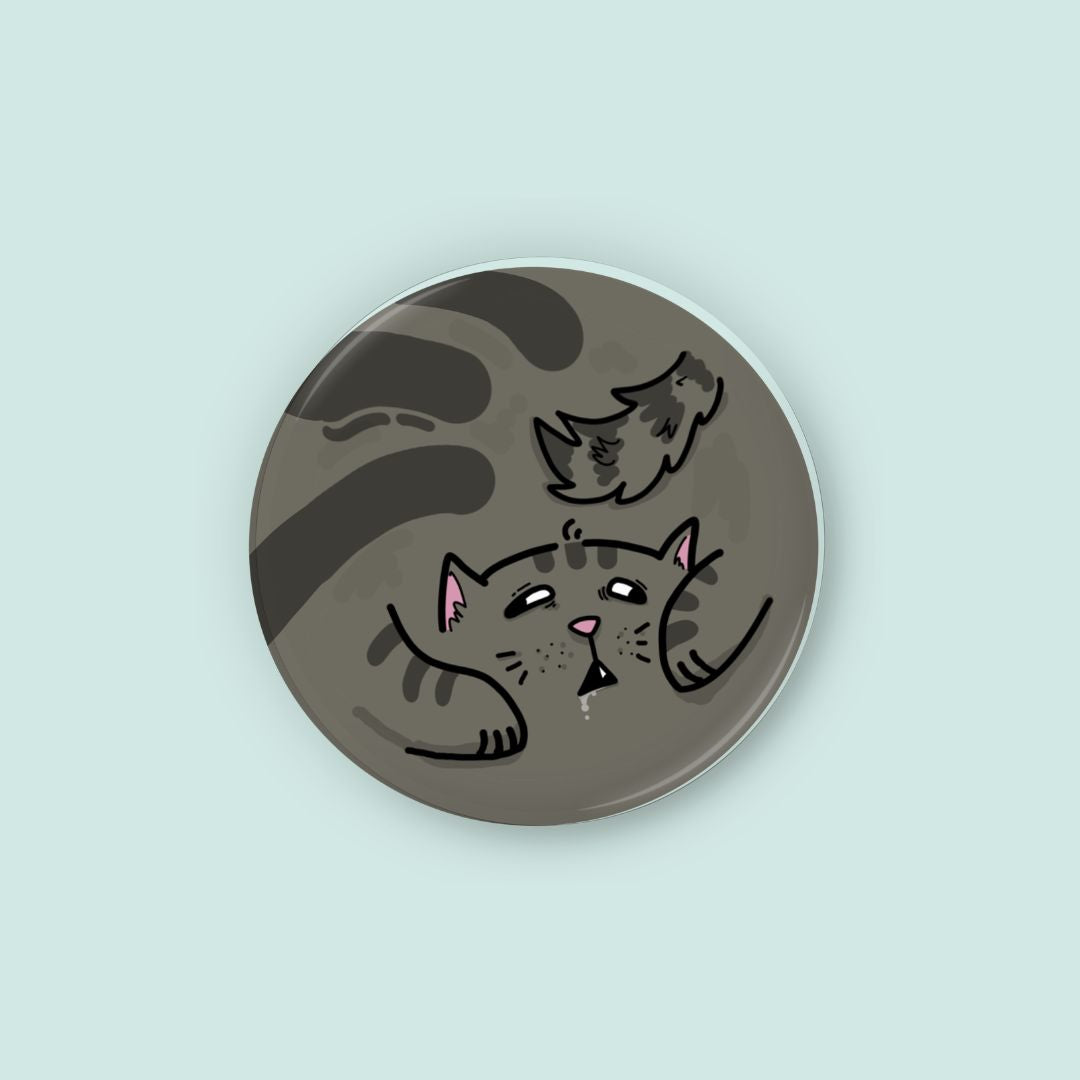Cats Button Pin ( Matte) - Art by EDS | 1.75 Inches