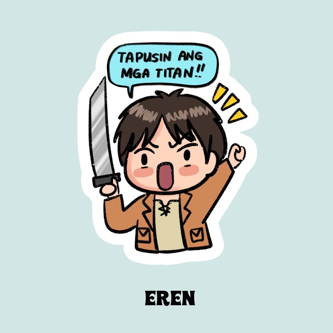 Attack on Titan Stickers | Anime Fan Art