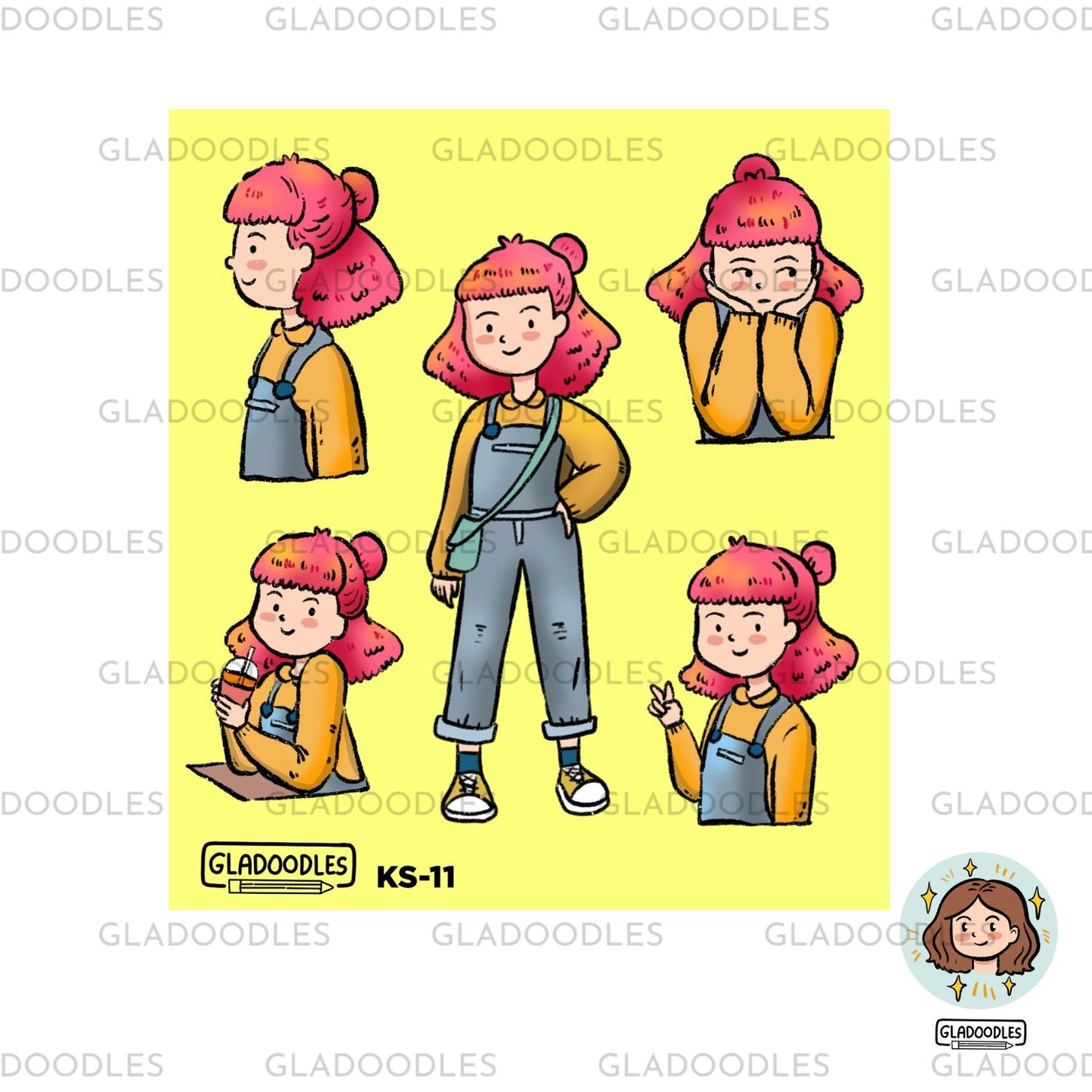 Besties Sticker Sheet