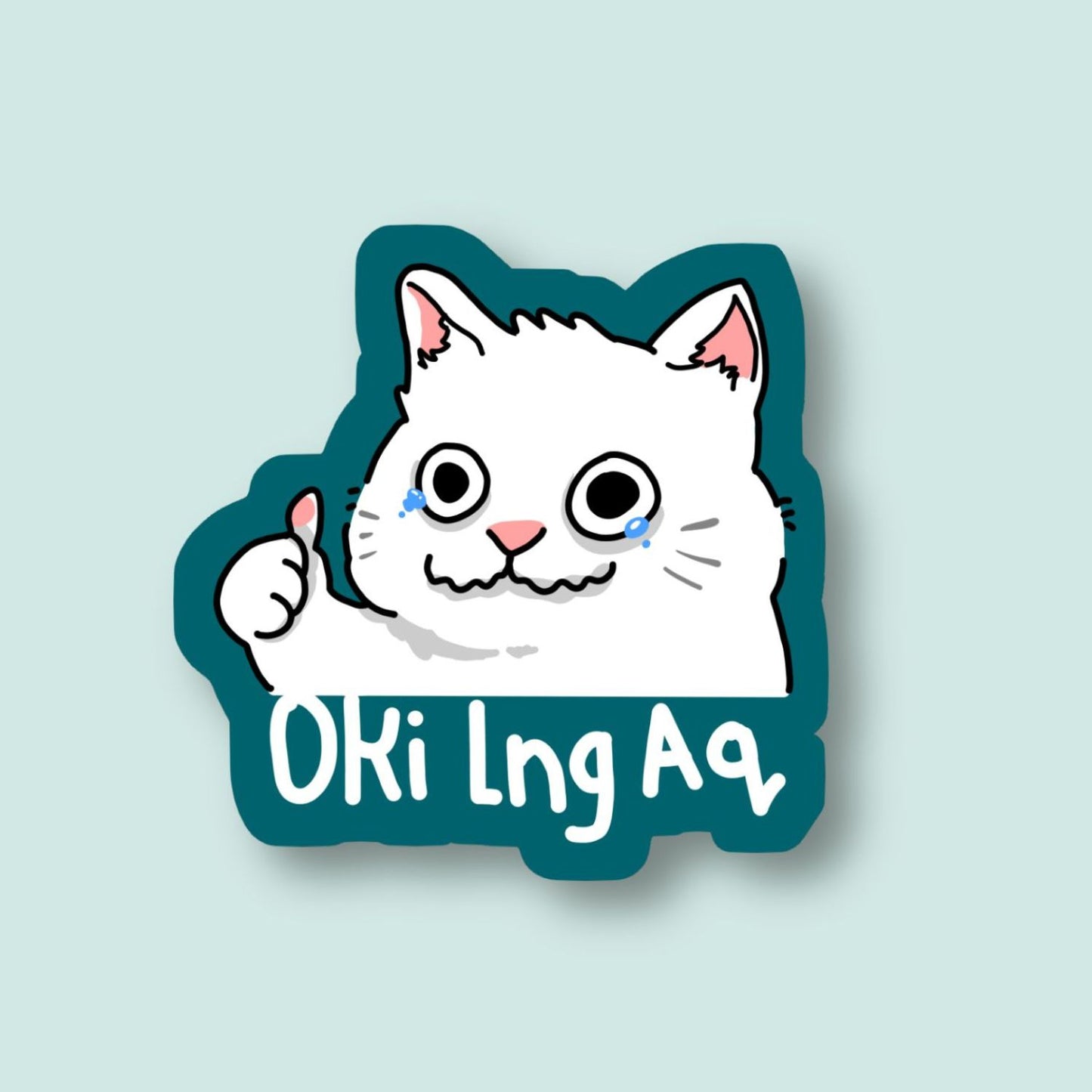 Cats Sticker - Artwork by EDS