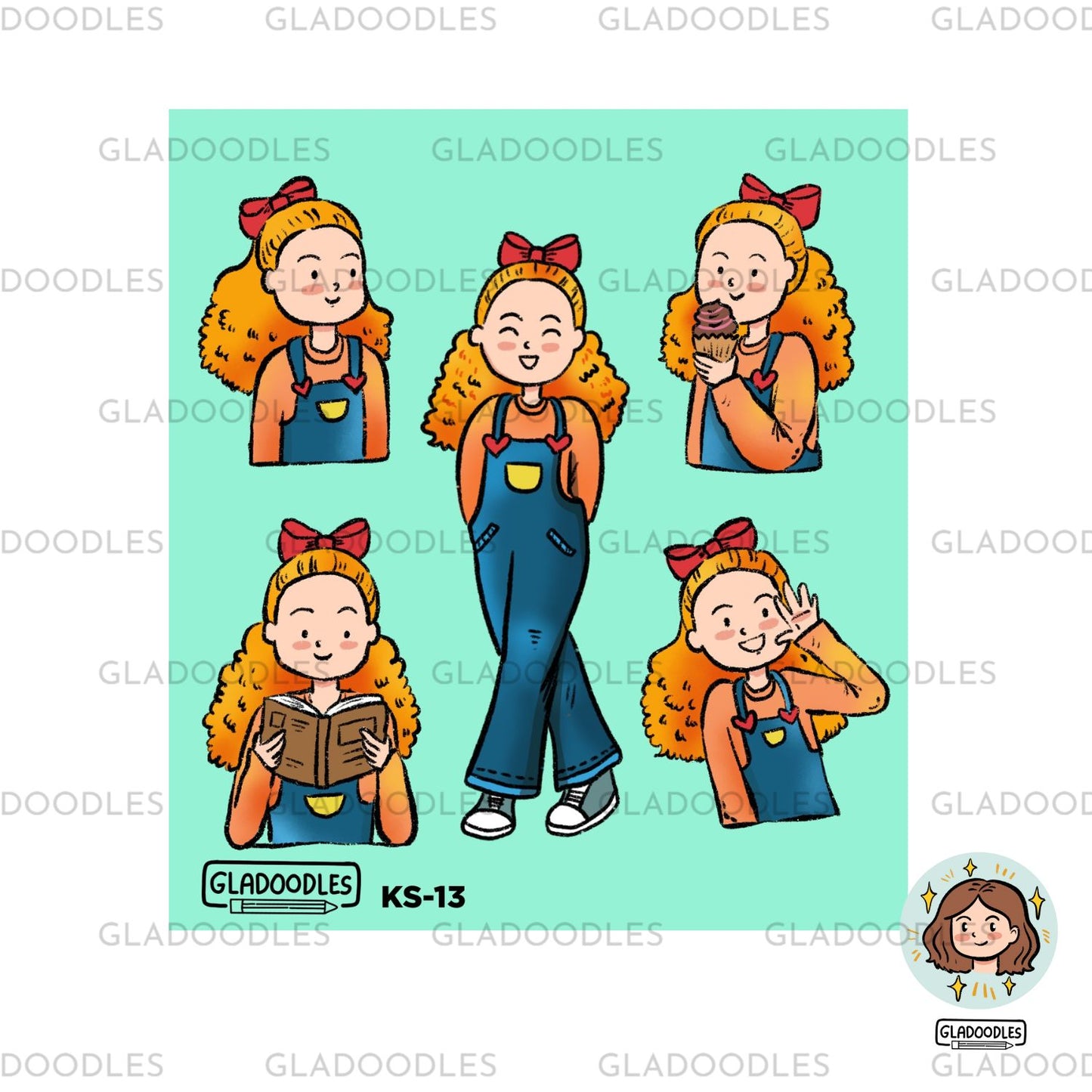 Besties Sticker Sheet