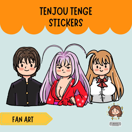 Tenjou Tenge Stickers | Anime Fan Art