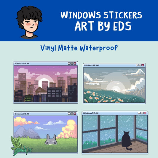Windows Stickers | Artwork by Eds