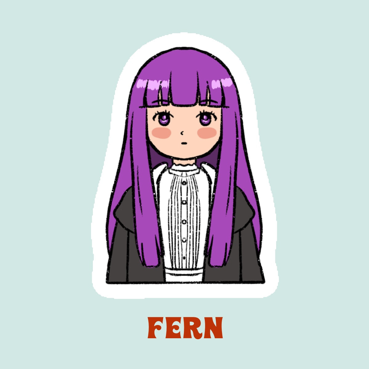 Frieren Stickers | Anime Fan Art
