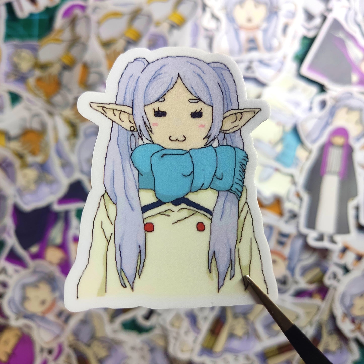 Frieren Stickers | Fan Art by Eds