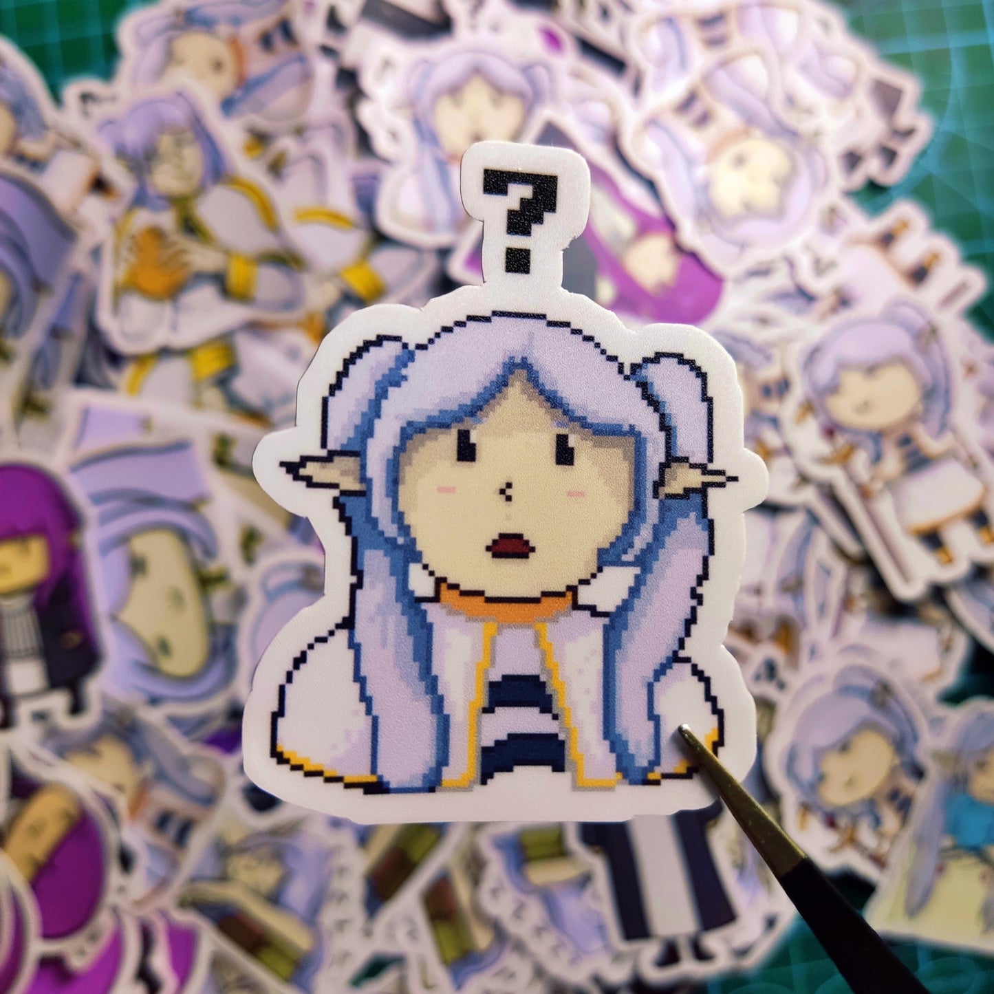 Frieren Stickers | Fan Art by Eds