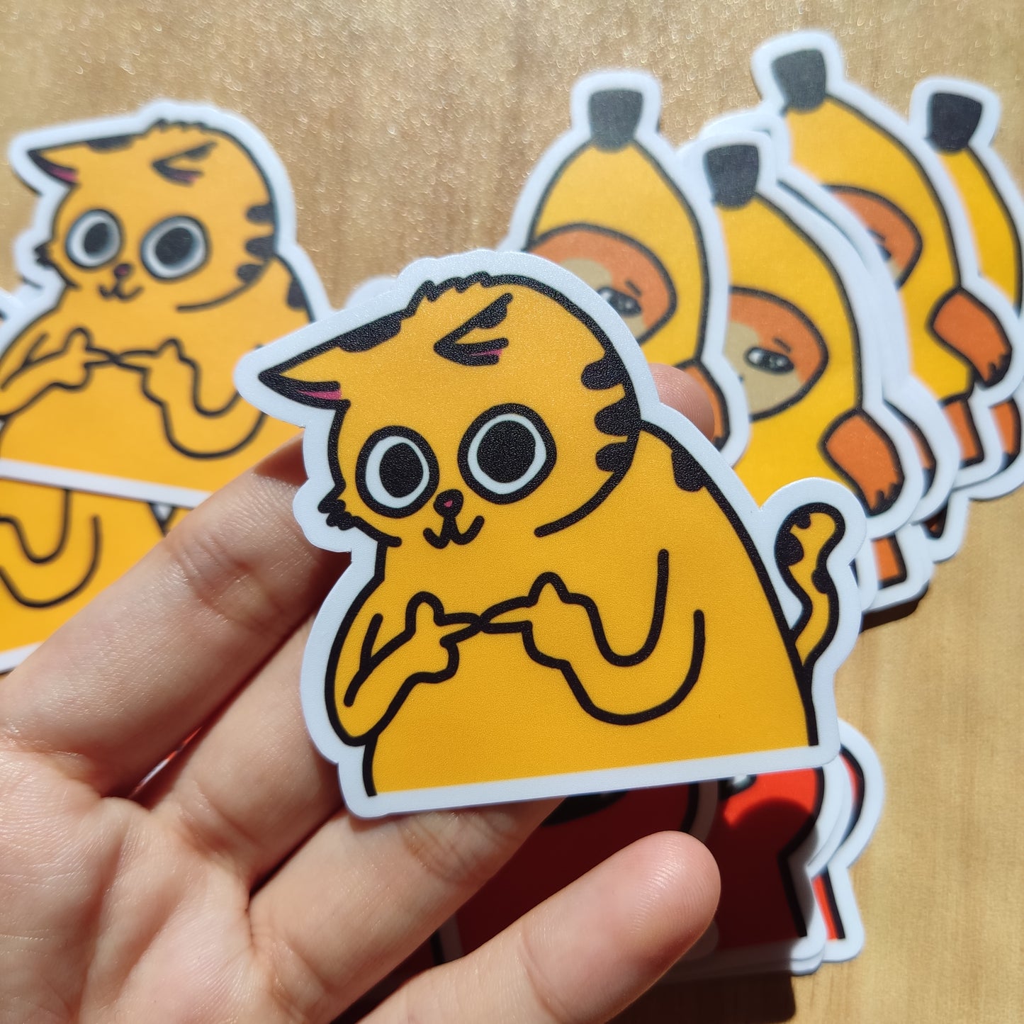 Cats Sticker - Artwork by EDS