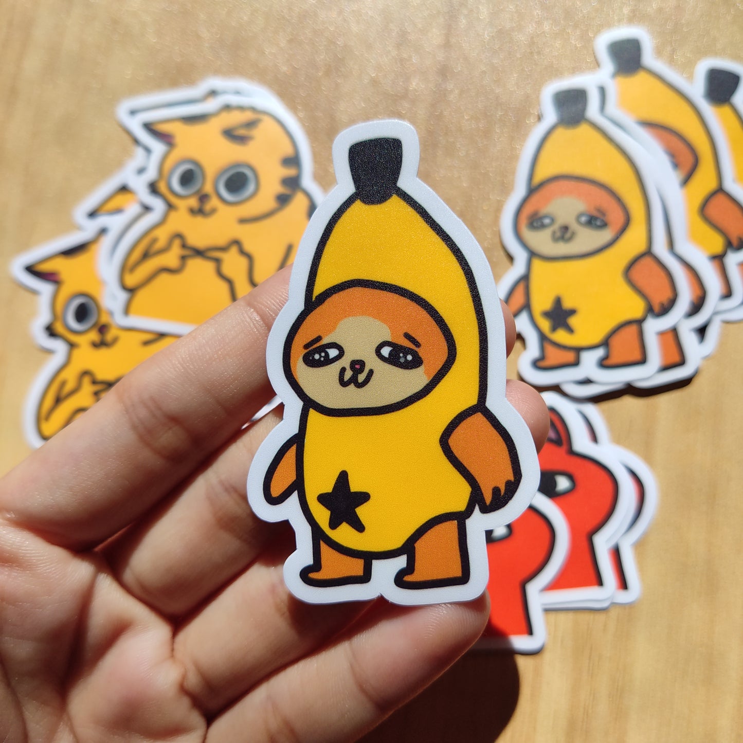 Cats Sticker - Artwork by EDS