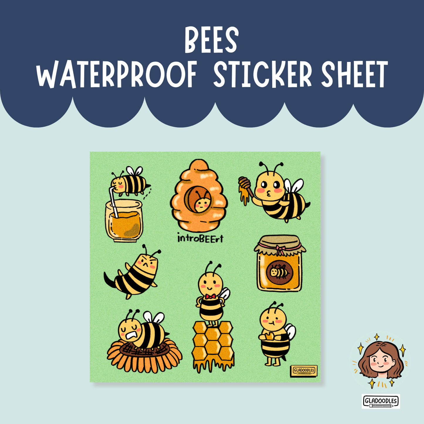 Bees Sticker Sheets
